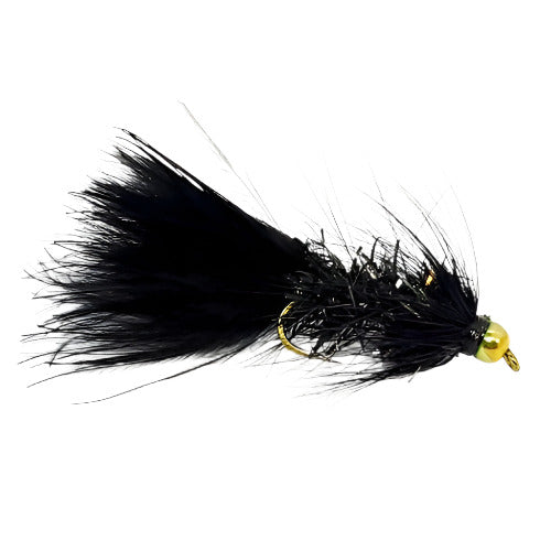 BEAD HEAD CRYSTAL BUGGER - BLACK