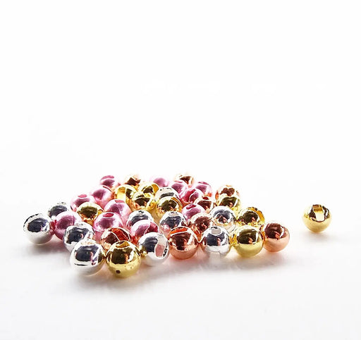 KINDALE METALLIC TUNGSTEN SLOTTED BEADS
