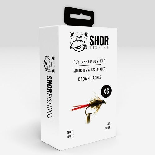 SHOR - BROWN HACKLE ASSEMBLY KIT