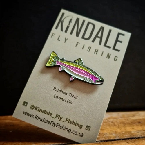 RAINBOW TROUT ENAMEL PIN