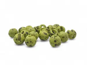 KINDALE SPECKLED TUNGSTEN SLOTTED BEADS