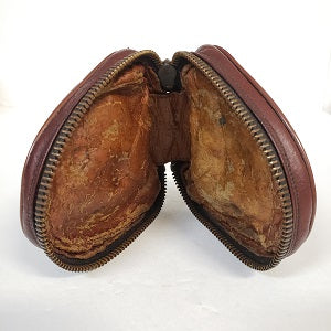 J W Young Leather Reel Case