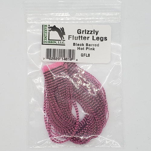 GRIZZLY FLUTTER LEGS - BLACK BARRED