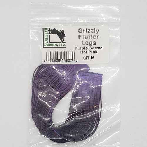 GRIZZLY FLUTTER LEGS - BLACK BARRED