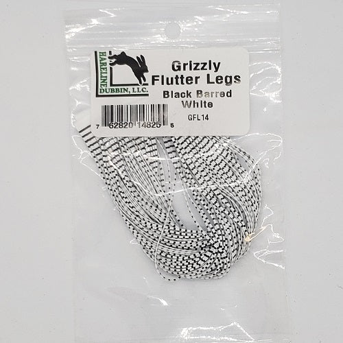 GRIZZLY FLUTTER LEGS - BLACK BARRED