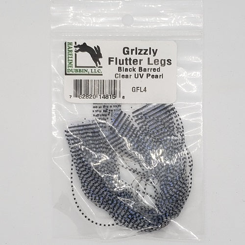 GRIZZLY FLUTTER LEGS - BLACK BARRED
