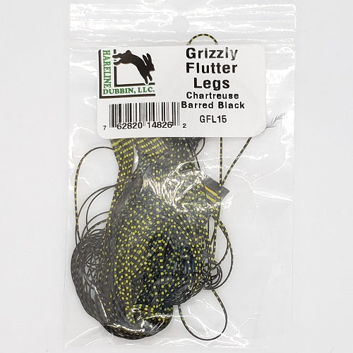 GRIZZLY FLUTTER LEGS - BLACK BARRED