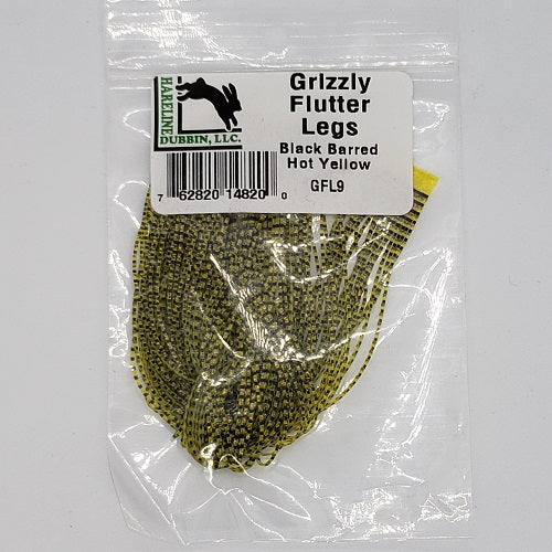 GRIZZLY FLUTTER LEGS - BLACK BARRED