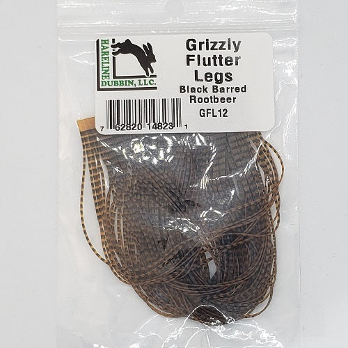 GRIZZLY FLUTTER LEGS - BLACK BARRED