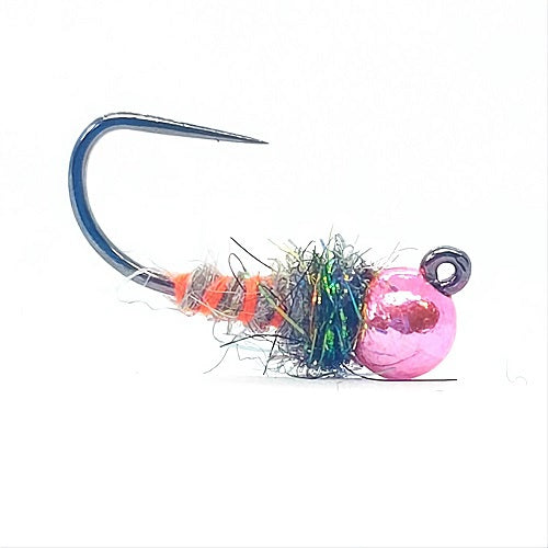 THREAD RIB HARE'S EAR JIG - PINK