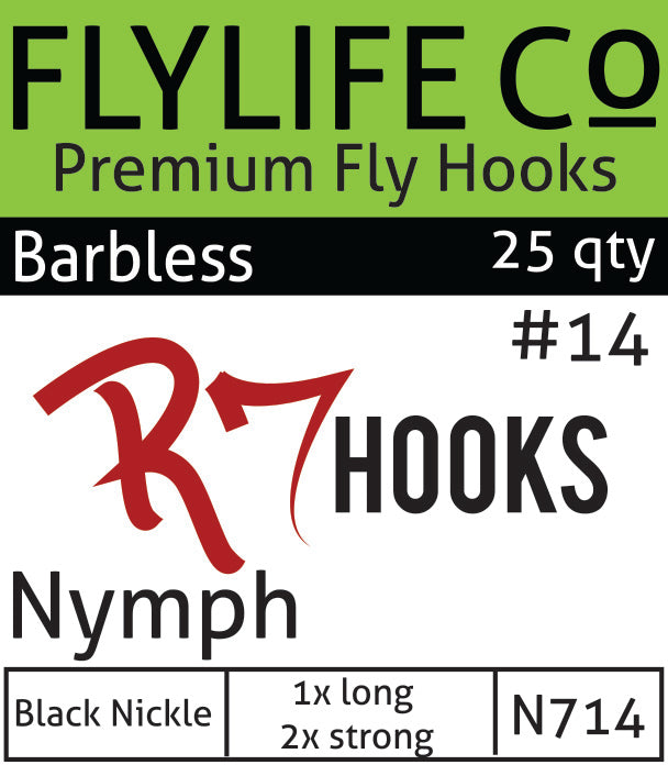 R7 Barbless Nymph Hook