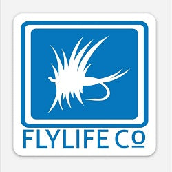 FLY LIFE CO DRY FLY BLUE - STICKER