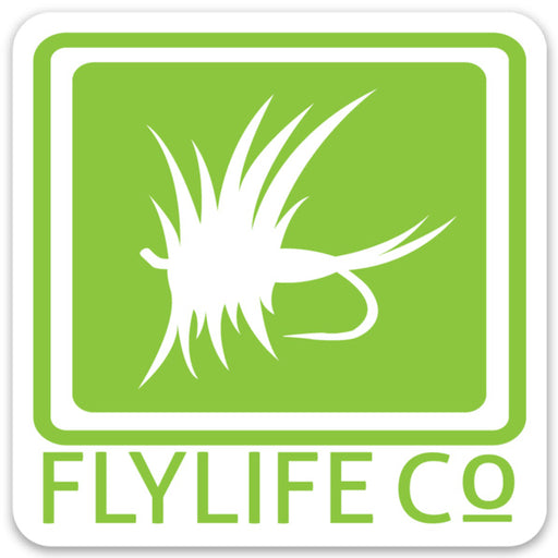FLY LIFE CO DRY FLY GREEN - STICKER