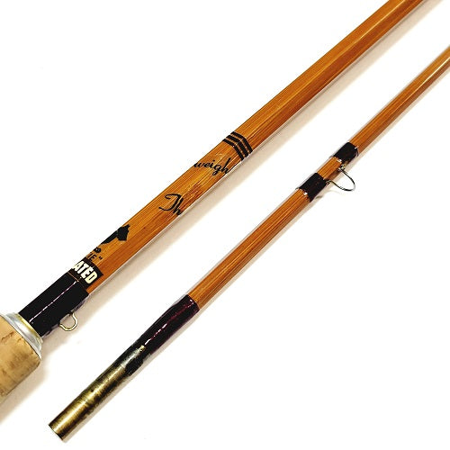 J.S. SHARPE - SCOTTIE -" THE FEATHERLIGHT" 8'5"  6WT CANE FLY ROD