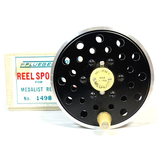 PFLUEGER MEDALIST No. 1498 REEL SPOOL No. 499X IN CORRECT BOX