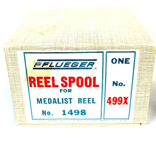 PFLUEGER MEDALIST No. 1498 REEL SPOOL No. 499X IN CORRECT BOX