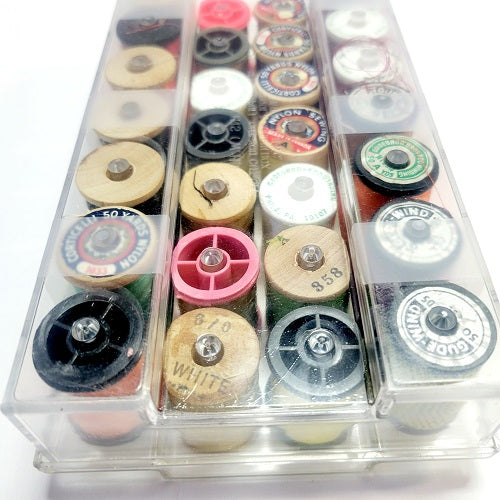 VINTAGE LOADED THEAD CASE