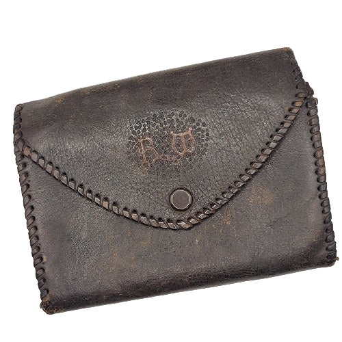 VINTAGE LEATHER FLY WALLLET