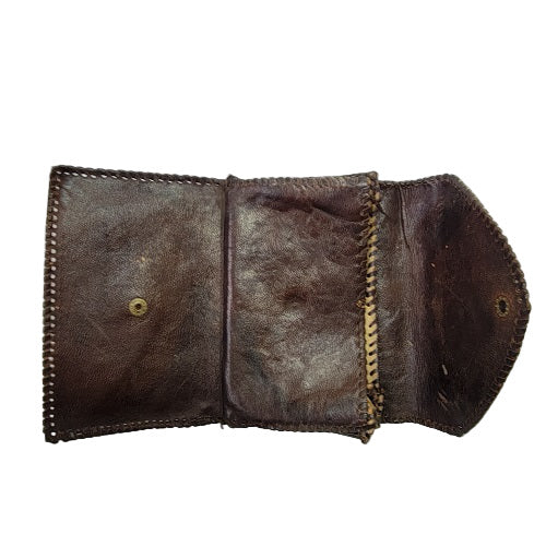 VINTAGE LEATHER FLY WALLLET