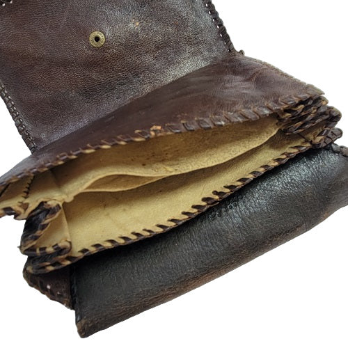 VINTAGE LEATHER FLY WALLLET