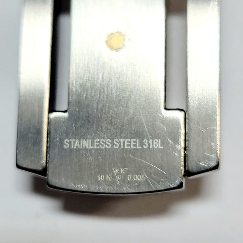 STAINLESS STEEL & GOLD BASS MONEY CLIP AND KEY CHAIN