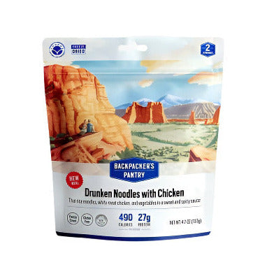 BACKPACKER'S - DRUNKEN NOODLES WITH CHICKEN