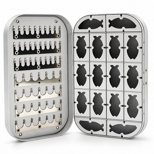 ALUMINIUM 16 COMPARTMENT FLY BOX