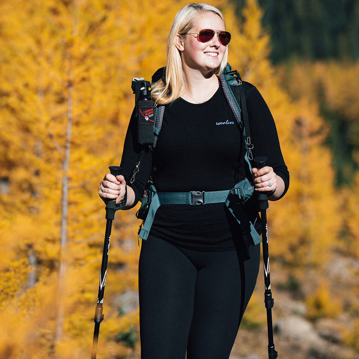 WOOLOVE - WOMEN'S 100% MERINO WOOL LONG UNDERWEAR BASE LAYER