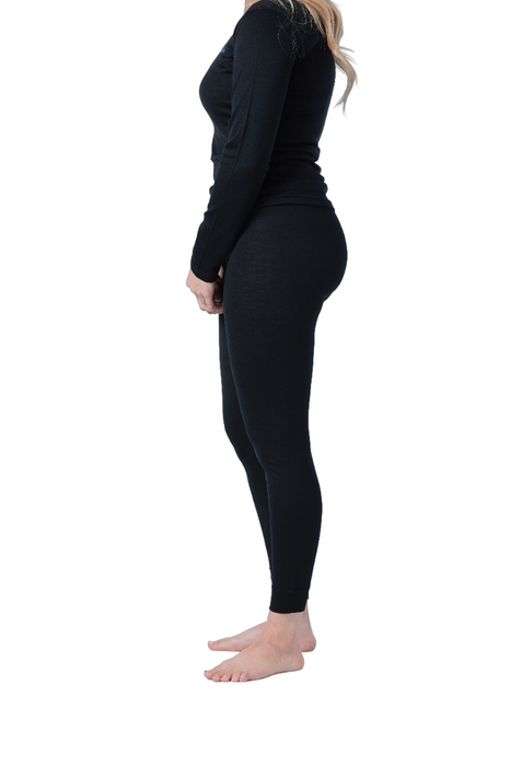 WOOLOVE - WOMEN'S 100% MERINO WOOL LONG UNDERWEAR BASE LAYER