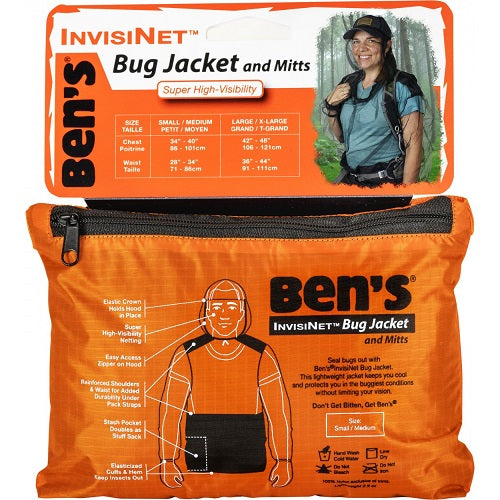 BEN'S - INVISINET BUG JACKET & MITTS