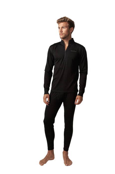 WOOLOVE - MEN'S 100% MERINO WOOL 1/4 ZIP BASELAYER PULLOVER