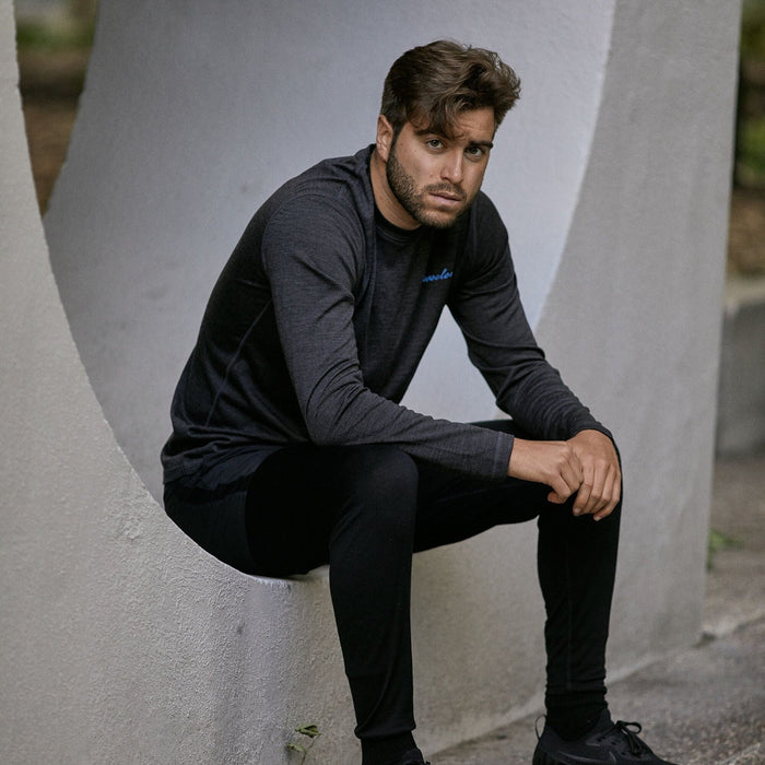 WOOLOVE - MEN'S 100% MERINO WOOL LONG SLEEVE CREW NECK SHIRT