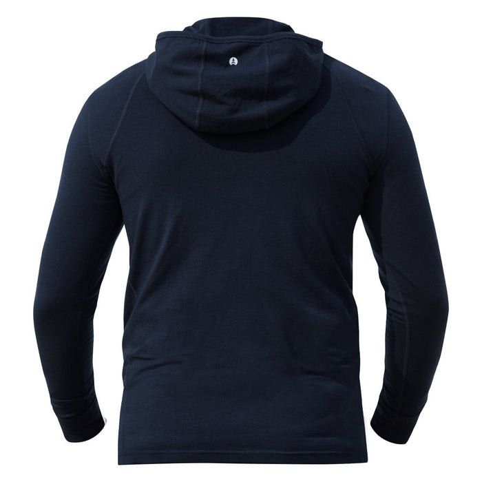 WOOLOVE - NORTHWOOL MEN'S MERINO WOOL 1/4 ZIP MIDLAYER HOODIE