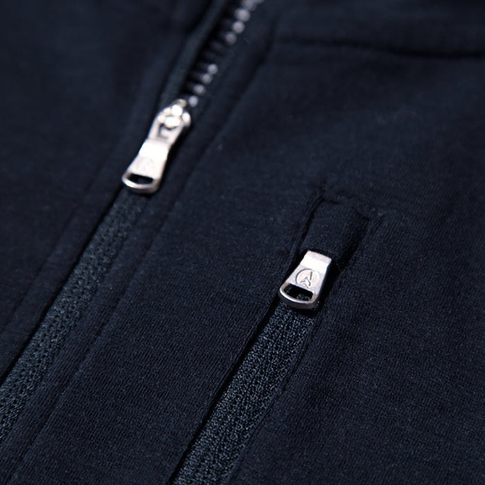 WOOLOVE - NORTHWOOL MEN'S MERINO WOOL 1/4 ZIP MIDLAYER HOODIE
