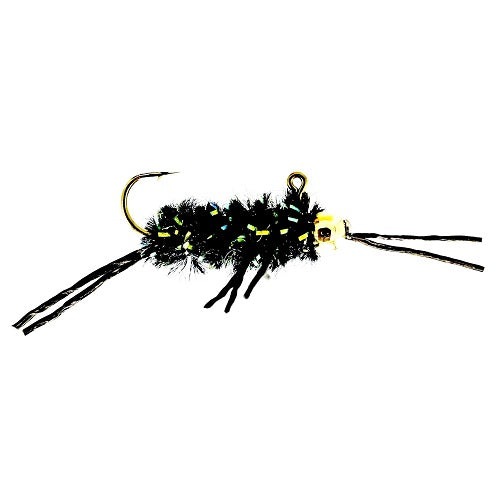 BALANCED PAT'S RUBBER LEGS CRYSTAL BLACK