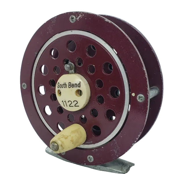 bent fly reel Abel TR - Native Cutthroat 2/3 WT first bushing is fully machined from Vesconite A little bent rod therapy.