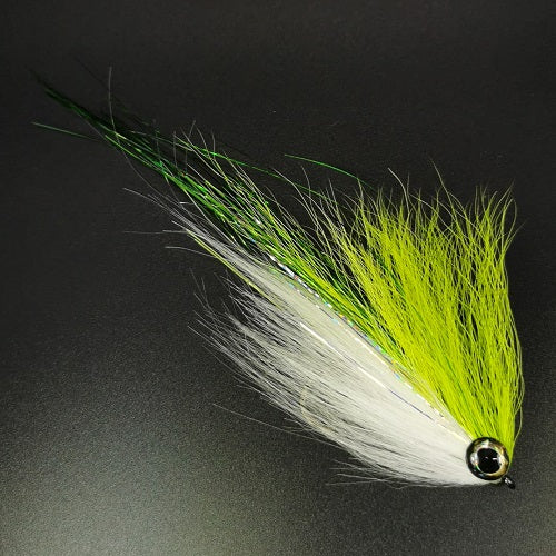 Single BC Jerk - Chartreuse/White - 6-7"