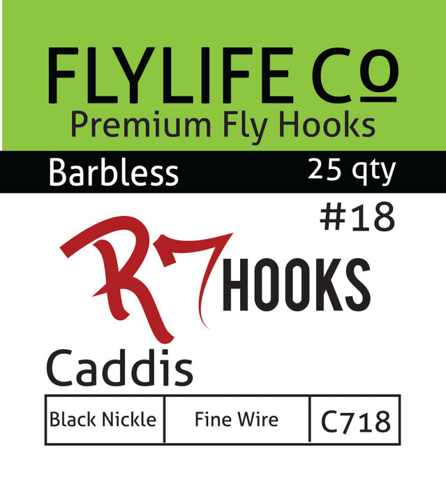 R7 Barbless Caddis Hook