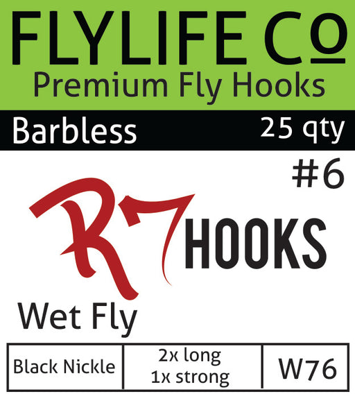 R7 Barbless Wet Fly Hook