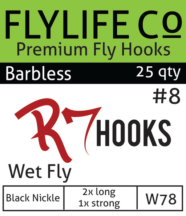 R7 Barbless Wet Fly Hook