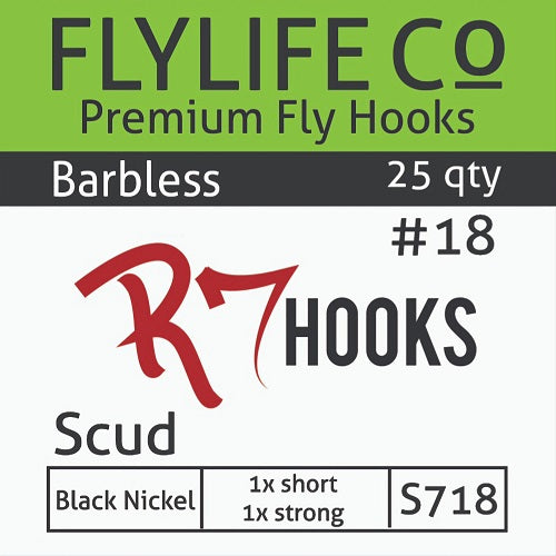 R7 Barbless Scud Hook