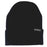 Black beanie with 'Fly Life Co' label on a white background